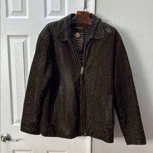 Men's Brown Leather Jacket